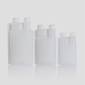 Botella de Doble Cuello para Dosificación de Medicamentos Líquidos para Animales, Mascotas y Veterinaria, de Plástico HDPE/LDPE, 3oz, 250ml, 500ml, 1000ml - Product Image 5