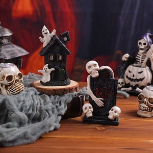 Halloween Decoration Party Funny Knickknack <strong>Room</strong> <strong>Escape</strong> Haunted House Rolplay tabletop game Decoration Horror Skull Decorations - Product Image 2