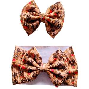 Navidad vaca Animal diadema invierno <span class=keywords><strong>Liverpool</strong></span> bala bebé diademas Nylon Santa elfo diadema para Niña Accesorios de lazo para <span class=keywords><strong>el</strong></span> cabello - Product Image 2