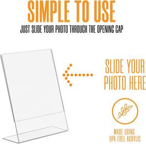 4x6 5x7 8x10 pouces usine personnalisé acrylique signe titulaire A4 acrylique <span class=keywords><strong>Psoter</strong></span> présentoir - Product Image 5