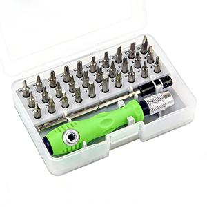 Juego de Destornilladores Pequeños Multifunción de Precisión 32 en 1 para Relojes, Teléfonos Móviles, Estuche Rígido OEM para Herramientas del Hogar - Product Image 1