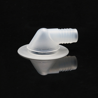 Coude de valve à air en TPU/PVC transparent, angle de 180 degrés, petite valve à air pour manchons de garrot, tube