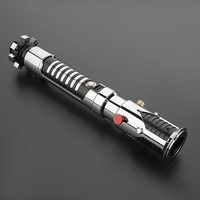 LGT SABERSTUDIO tinggi cahaya sensitif halus logam Hilt berat Dueling Blade tak terbatas warna LED berubah berkedip warna tak terbatas