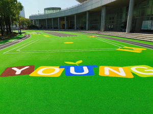 Colorido 20mm 30mm Césped sintético Hierba de <span class=keywords><strong>color</strong></span> <span class=keywords><strong>artificial</strong></span> para jardín - Product Image 5