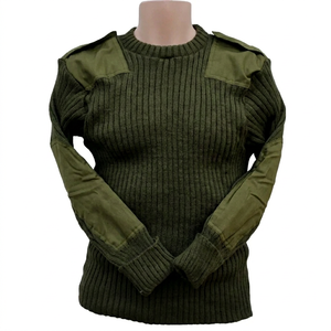 Suéteres de Punto de Invierno, Cuello en V, Manga Larga, Personalizados, de Lana Acrílica, de Alta Calidad, Antiencogimiento, Transpirables, OEM/ODM - Product Image 1