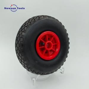 Remise d'usine 10% de réduction sur la <span class=keywords><strong>brouette</strong></span> en caoutchouc pneumatique de 10 pouces remplie d'air 3.00-4/ 260x85 pneus de chariot pédale Go Kart roues - Product Image 6