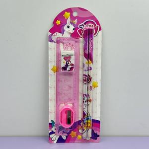 Papelería de dibujos animados, conjunto de cinco piezas, suministros escolares para estudiantes de jardín de infantes, traje de escuela primaria, regalos de apertura, premios, papelería - Product Image 2