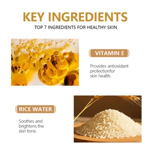 Set de Cuidado Facial con Arroz Natural, Productos para Aclarar la Piel, Suero Antienvejecimiento y Tónico, con Etiquetas Personalizadas - Product Image 4