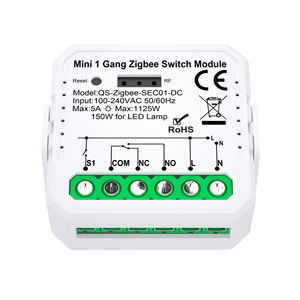 Módulo <span class=keywords><strong>de</strong></span> Interruptor <span class=keywords><strong>de</strong></span> Pared Zigbee 3.0 <span class=keywords><strong>de</strong></span> Contacto Limpio NC/NO/<span class=keywords><strong>COM</strong></span>, Aplicable para Sistemas <span class=keywords><strong>de</strong></span> Calefacción y Refrigeración del Hogar - Product Image 1