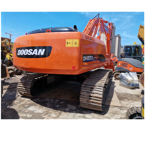 Excavatrice d'occasion DOOSAN DH220LC-7 22 tonnes, engins de terrassement d'occasion en stock à vendre, plus grand fournisseur à Shanghai - Product Image 1