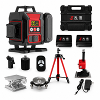 Kit de niveau laser vert à auto-nivellement haute précision avec télécommande et trépied pour travaux de construction de carrelage