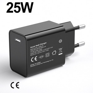 Ce ROHS chứng nhận tốc độ cao <span class=keywords><strong>25W</strong></span> PD PPS USB C <span class=keywords><strong>Power</strong></span> Adapter điện EU tường sạc <span class=keywords><strong>Adaptor</strong></span> với OTP bảo vệ cho Samsung - Product Image 1