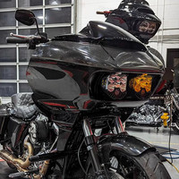 Kit en fibre de carbone sèche pour Harley Glide 2012-2019