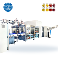 Machine de soufflage-remplissage-bouchage de blocs combinés PET à commande servo synchrone pour bouteilles en plastique de boissons et d'eau