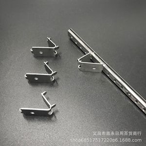 Stainless Steel Refrigerator Shelf <b>Hook</b> 1.2mm Cabinet Mount Durable Metal Display <b>Hook</b> For Freezer Storage - Product Image 3