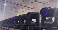 Lampu LED 400W Tahan Air IP65 untuk Luar Ruangan dengan Ra90 CRI Kontrol DMX512/RDM, Dapat Diputar, untuk Pencahayaan Teater & Acara