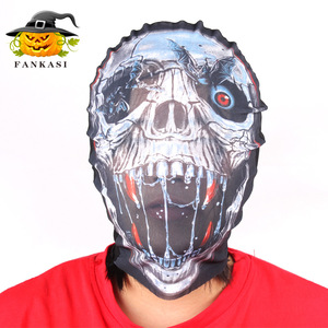 Máscara facial de Halloween con diseño de calavera aterrador para accesorios de fiesta de disfraces - Product Image 3
