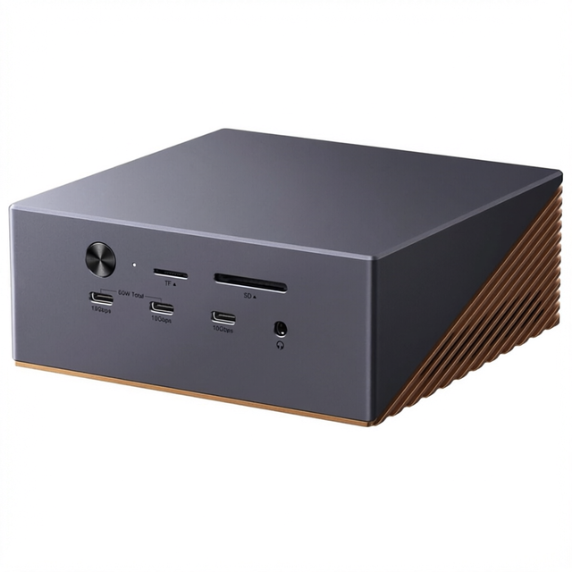 UGREEN Maxidok Thunderbolt 5 Type C Aluminum Alloy Docking Station 17 Ports 120Gbps Data Transfer 8K 60Hz Displays 140W Stock