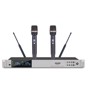 RAKAVA RH-3200 <b>Wireless</b> Microphone System Handheld Dual Channel Stage Performance Karaoke <b>Mic</b> With Receiver - Product Image 1