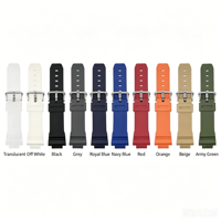 Kompatibel untuk DW5600/6900 GA2100 LS-5600 GW-M5610 G-5600 GW-B5600 GLX-5600 GB-5600 Tali Jam Tangan TPU 16mm Desain Sport Loop