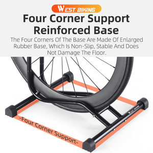 Support de vélo réglable en acier WEST BIKING pour intérieur/extérieur, pour vélos de montagne et de route - Product Image 5