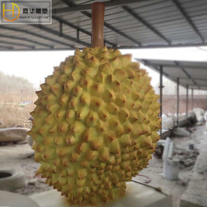 Durian Sculpture Fiberglass <b>Large</b> Outdoor Landscape <b>Ornamental</b> Piece - Product Image 1
