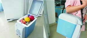 Réfrigérateur portable pour voiture et <span class=keywords><strong>camion</strong></span> 12 volts 12V, refroidisseur, chauffe-plat, micro-ondes automatique - Product Image 6