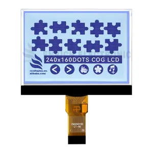 Nhà sản xuất 3.3 inch COG LCD đồ họa LCD 240x160 Dot martix LCD hiển thị Module