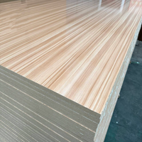 Panneau MDF mélaminé moderne de qualité supérieure CHANGDA, 15-18 mm, E1, sans formaldéhyde, pour usage intérieur, résistant à l'humidité, modèle MDF par sublimation