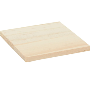 Sous-verres carrés en bois non finis, sous-verres pour table basse en bois pour boissons - Product Image 1