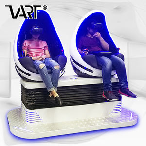 Intérieur Mini <span class=keywords><strong>Tour</strong></span> de Réalité Virtuelle 3Dof Système 2 Sièges 9D Simulateur de Cinéma des Oeufs VR pour Petit Espace - Product Image 3