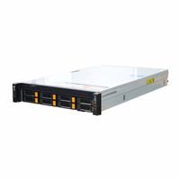 Boîtier d'ordinateur rackable 2U 8 baies SATA/SAS pour serveur de stockage de données