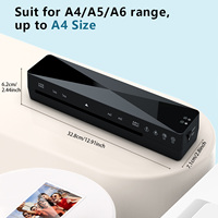 Plastifieuse à chaud et à froid pour bureau, machine à plastifier A4 pour la protection des photos et des documents