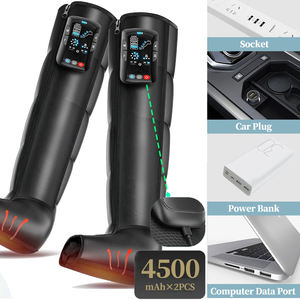 Bottes de massage à air à compression portable de haute qualité à 5 modes pour la relaxation musculaire des jambes et le soulagement de la fatigue des pieds - Product Image 5