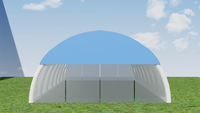 Structure de stockage gonflable sur mesure en PVC, abri à air comprimé, tente d'entrepôt, imperméable quatre saisons, ouverture rapide, à vendre