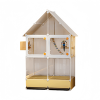 Jaula Grande para Pájaros con Diseño Multifuncional y Compartimentos, a Prueba de Salpicaduras y Escape, Venta al Por Mayor