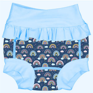 Basso commercio all'ingrosso di Moq per neonati in neoprene pannolino da nuoto in pizzo carino riutilizzabile pannolino lavabile per nuotare per tenere caldi i pantaloni per pannolini per bambini - Product Image 3