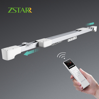 ZSTARR Fournisseur en gros Rail télescopique motorisé intelligent pour rideaux, rail de rideau rétractable
