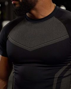 <span class=keywords><strong>T</strong></span>-<span class=keywords><strong>Shirt</strong></span> Sportiva da <span class=keywords><strong>Uomo</strong></span> ad Asciugatura Rapida con Tessuto Elasticizzato Traspirante per Allenamento e Corsa Leggera - Product Image 5