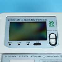 Compteur d'énergie intelligent triphasé quatre fils avec contrôle des frais, écran LCD, communication 4G, 50Hz, 3x220/380V, DTZY1218, Classe 1.0