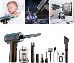 Pistola de Aire Comprimido Portátil Inalámbrica Multiusos de Alta Eficiencia con Batería de 6000 mAh y 50000 RPM para Limpiar Laptops - Product Image 4