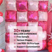 Ballons muraux gonflables double face en aluminium Mylar brillant pour décorations de Noël, événements et anniversaires