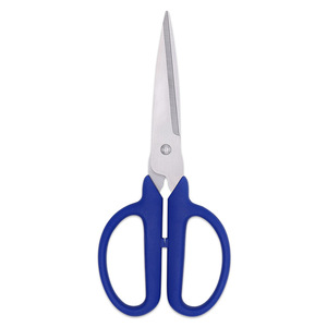 Kitchen Scissors Stainless Steel 195mm Dark Blue Straight Head For Home Use - Product Image 4