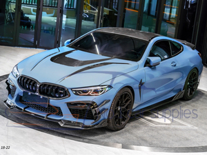 Kit de 6 Piezas de Rejillas de Ventilación Delanteras de Fibra de Carbono Seca CMST para <span class=keywords><strong>M8</strong></span> F91 F92 F93 2018-2022, Mejora de Refrigeración, Acabado Exterior - Product Image 4