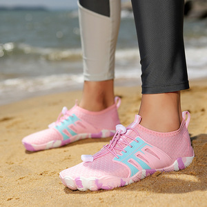 Zapatos de Agua con Parte Superior de Malla, Suela de Goma Antideslizante, Unisex, para Playa, Verano, Uso en Exteriores, Punta Cerrada, Entresuela de EVA - Product Image 4