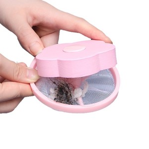 Washing Machine Filter Bag Pink And Blue Portable Lint Remover For Woolen Clothes - Product Image 1