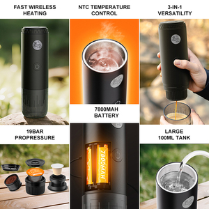 <span class=keywords><strong>Cafetera</strong></span> Portátil USB 3 en 1, 2 en 1, 100 ml, 19 Bares, Inalámbrica para Exteriores, <span class=keywords><strong>Cápsulas</strong></span> de Espresso para Viaje CM-T09-B - Product Image 5