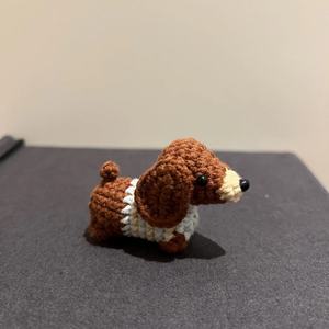 <span class=keywords><strong>Perros</strong></span> Dachshund Súper Lindos y Adorables en Oferta, con Orejas Encantadoras, Animales Tejidos a Mano, Juguetes para Niños, <span class=keywords><strong>Mini</strong></span> Muñeco <span class=keywords><strong>de</strong></span> Animal Tejido - Product Image 5