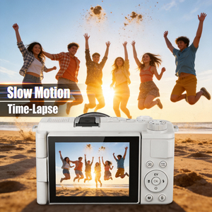 Caméra de haute qualité avec zoom optique 10x, 4K, 64MP, mise au point automatique, fonction <span class=keywords><strong>webcam</strong></span> WiFi, enregistreur vidéo numérique pour YouTube, caméra de vlogging - Product Image 2