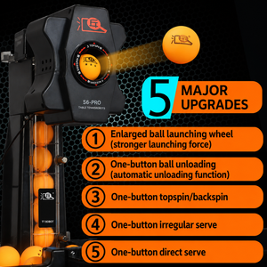 Machine à balles <span class=keywords><strong>de</strong></span> ping-pong automatique HUI PANG S6 S6Pro pour entraînement en club, <span class=keywords><strong>robot</strong></span> <span class=keywords><strong>de</strong></span> <span class=keywords><strong>tennis</strong></span> <span class=keywords><strong>de</strong></span> <span class=keywords><strong>table</strong></span> - Product Image 3